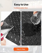 VEVOR Rubber Flooring Roll, 4 x 15 ft SBR Diamond-Plate Rubber Mat, 3mm - Image 5