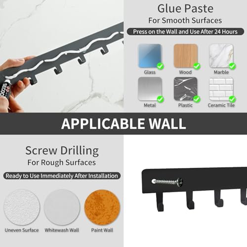 2 Pack Key Holder for Wall, Key Hooks - Image 6