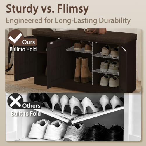 DINZI LVJ Shoe Storage Bench - Image 5