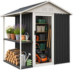 6x4 FT Outdoor Storage Shed by YorFix