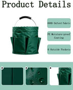 Cleaning Caddy with Handle, for Cleaning Supplies Organizer Bucket - Image 3