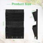 MOOACE Mail Organizer Wall Mount, Wood Mail and Key Holder - Image 3