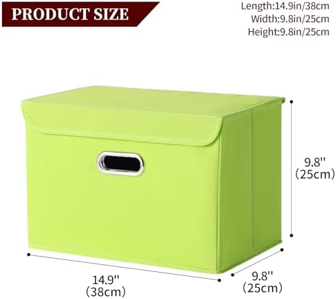 STOREONE Fabric Storage Cube Bins Foldable Organizer Container Collapsible - Image 2