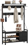 Lulive Coat Rack, 39.4” Hall Tree by Lulive