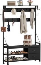 Lulive Coat Rack, 39.4” Hall Tree by Lulive