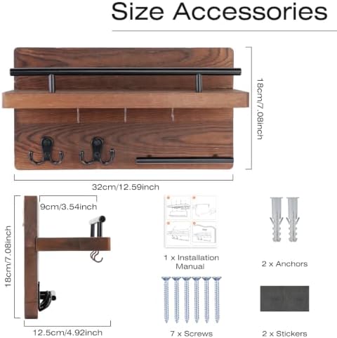 OurWarm Wall Mounted Key Holder/Hangers - Image 5