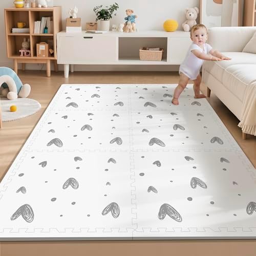 PIGLOG XL Baby Play Mat-72”x 48” Puzzle Play Mat, by PIGLOG