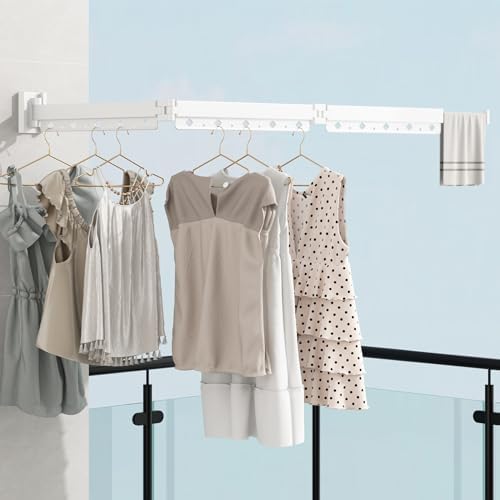 Clothes Drying Rack, Laundry Drying Rack Wall Mount - Image 3