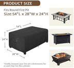iBirdie Outdoor Fire Pit Cover 54 x 28 inch, - Image 2
