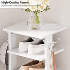 HOOBRO 8 Tiers Vertical Shoe Rack, Wooden Shoe Storage Organizer - Image 5