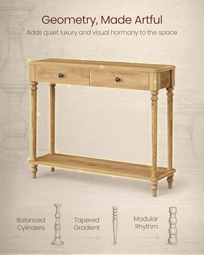 VASAGLE 39.3"Console Table, Narrow Entryway Sofa Table - Image 4
