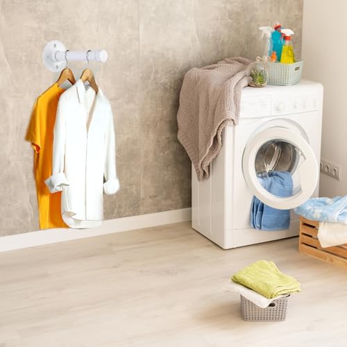 Sumnacon Wall Mounted Clothes Rack - Image 2