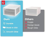 IRIS USA 2-Pack 30 Qt. Stacking Drawer Organizer - Image 4