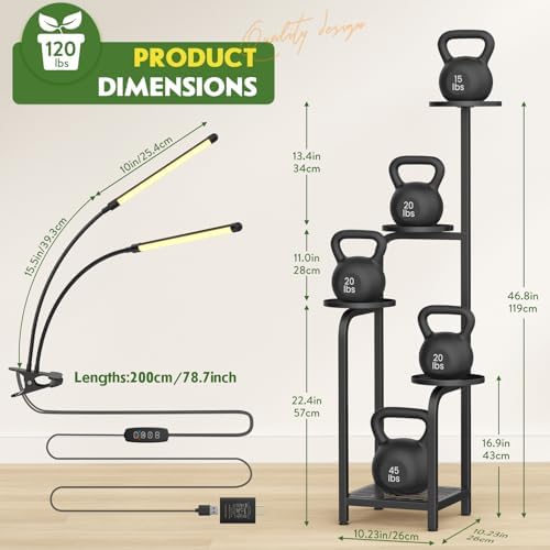TOSKING Tall 5-Tier Plant Stand Indoor - Image 3