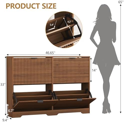 Shoe Cabinet Storage for Entryway - Image 2