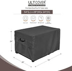ULTCOVER Waterproof Outdoor Deck Box Cover 54L x 28W x 24H in - Image 2
