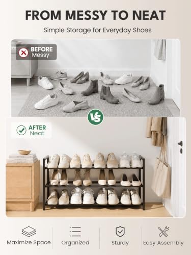 Bumusty 3 Tier Expandable Shoe Rack - Image 5
