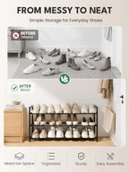 Bumusty 3 Tier Expandable Shoe Rack - Image 5