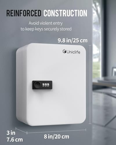Uniclife 28-Key Steel Key Cabinet - Image 2