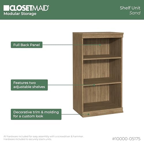 ClosetMaid Modular Storage Stackable 3-Shelf Unit - Image 6