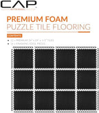 CAP Puzzle Exercise Mats | 1/2” Thick EVA Interlocking Foam Tiles - Image 2