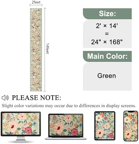 DUKINO 2x14 Runner Rug, Washable Long Kitchen Runner Rug Non Slip - Image 2