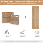 Hausattire Jute Braided Woven Kitchen Runner 2x6 Feet - Image 5