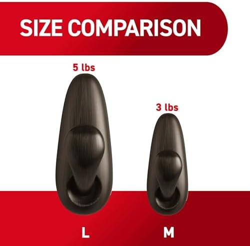Command Forever Classic Large Metal Hooks, Damage Free Decorating, 2 Hooks - Image 4