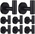 Bathroom Robe Towel Hooks Coat Matte Black Wall Hook Stainless Steel Heavy Duty by Homagic