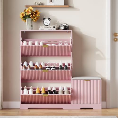 HUANLEGO Shoe Cabinet Storage for Entryway - Image 3