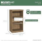 ClosetMaid Modular Storage Stackable 3-Shelf Unit - Image 3