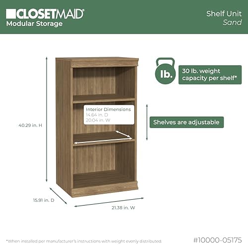 ClosetMaid Modular Storage Stackable 3-Shelf Unit - Image 3