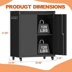 32''H Metal Storage Cabinets - Image 3