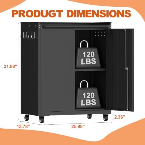 32''H Metal Storage Cabinets - Image 3