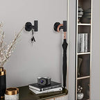 Bathroom Robe Towel Hooks Coat Matte Black Wall Hook Stainless Steel Heavy Duty - Image 7