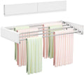 Vikaqi Wall Mounted Clothes Drying Rack 23.6", Foldable Wall Mount Laundry Rack by DiscovertheEleganceofAir-drying