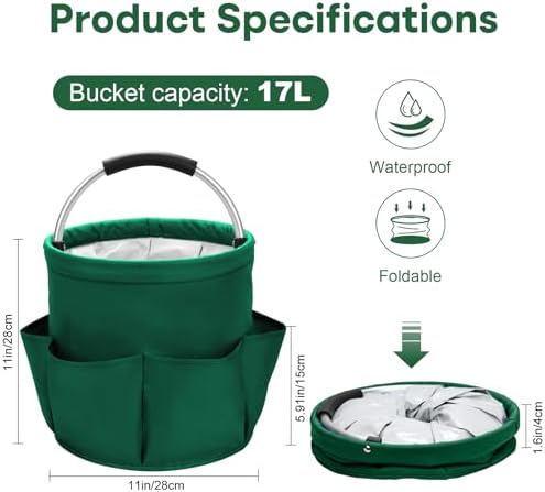 17L Foldable Waterproof Storage Basket - Image 5
