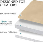 HUXMEYSON 3-Piece Memory Foam Bathroom Rug Set - Image 5
