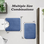 HUXMEYSON Bathroom Rugs Sets 2 Piece, Non-Slip & Quick Dry Bath Mat Set - Image 2