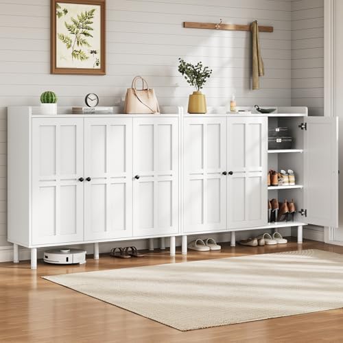 ONBRILL Shoe Cabinet with 3 Doors & Adjustable Shelves - Image 5