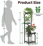 TOSKING 4-Tier Square Corner Plant Stand Indoor Outdoor - Image 3