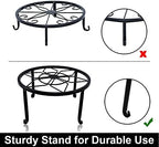 yosager 4 Pack Metal Plant Stands - Image 5