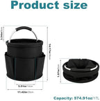 Cleaning Caddy with Handle, 17L Cleaning Products Organiser, Foldable Storage - Image 2