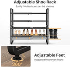 Expandable Metal Shoe Rack for Closet, Entryway & Garage - Image 7