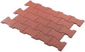 Playsafer Rubber Garden Pavers ¾” Thick Interlocking Safety Tiles by Playsafer