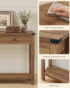 VASAGLE 63 Inche Narrow Console Table - Image 6