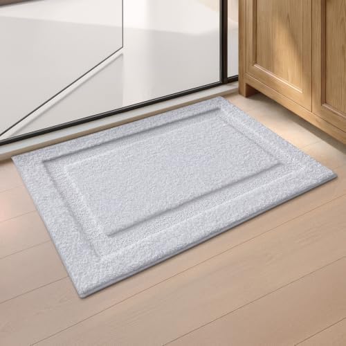 Color&Geometry Mini Non Slip Bathroom Rugs 24x16, Ultra Soft Absorbent Upgraded by COLORG