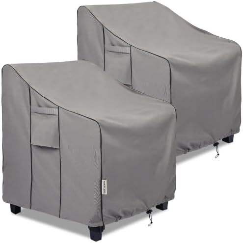 All Weather Patio Chair Cover Waterproof, 2 Pack by BOLTLINK