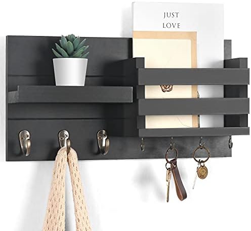 Lwenki Mail Organizer for Wall Mount – Key Holder by Lwenki
