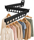 Retractable Wall Mounted Clothes Drying Rack, Rustproof Steel Drying Rack by LSWYYP